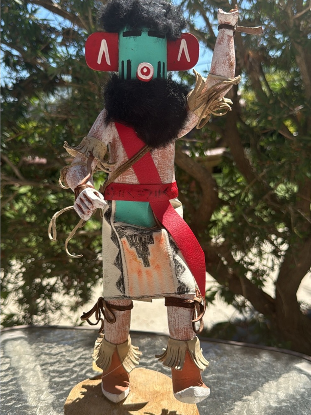 Native Kachina Doll - Early Morning signed by E. Calvin